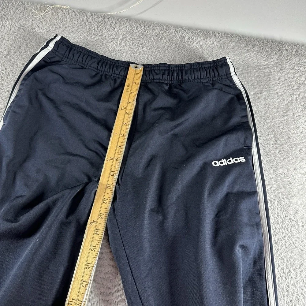 Adidas Track Pants Mens XL Navy Blue Straight Fit Nylon Performance‎ Dazzle